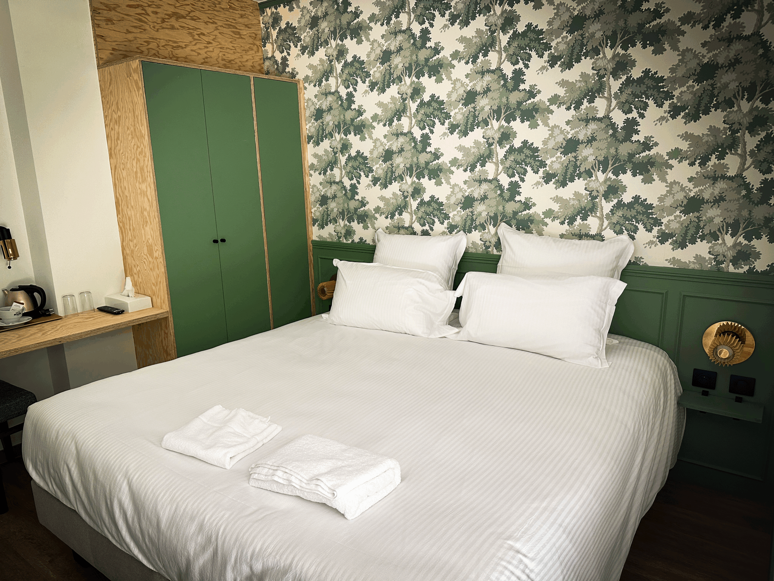Aperçu d'une chambre double (verte)