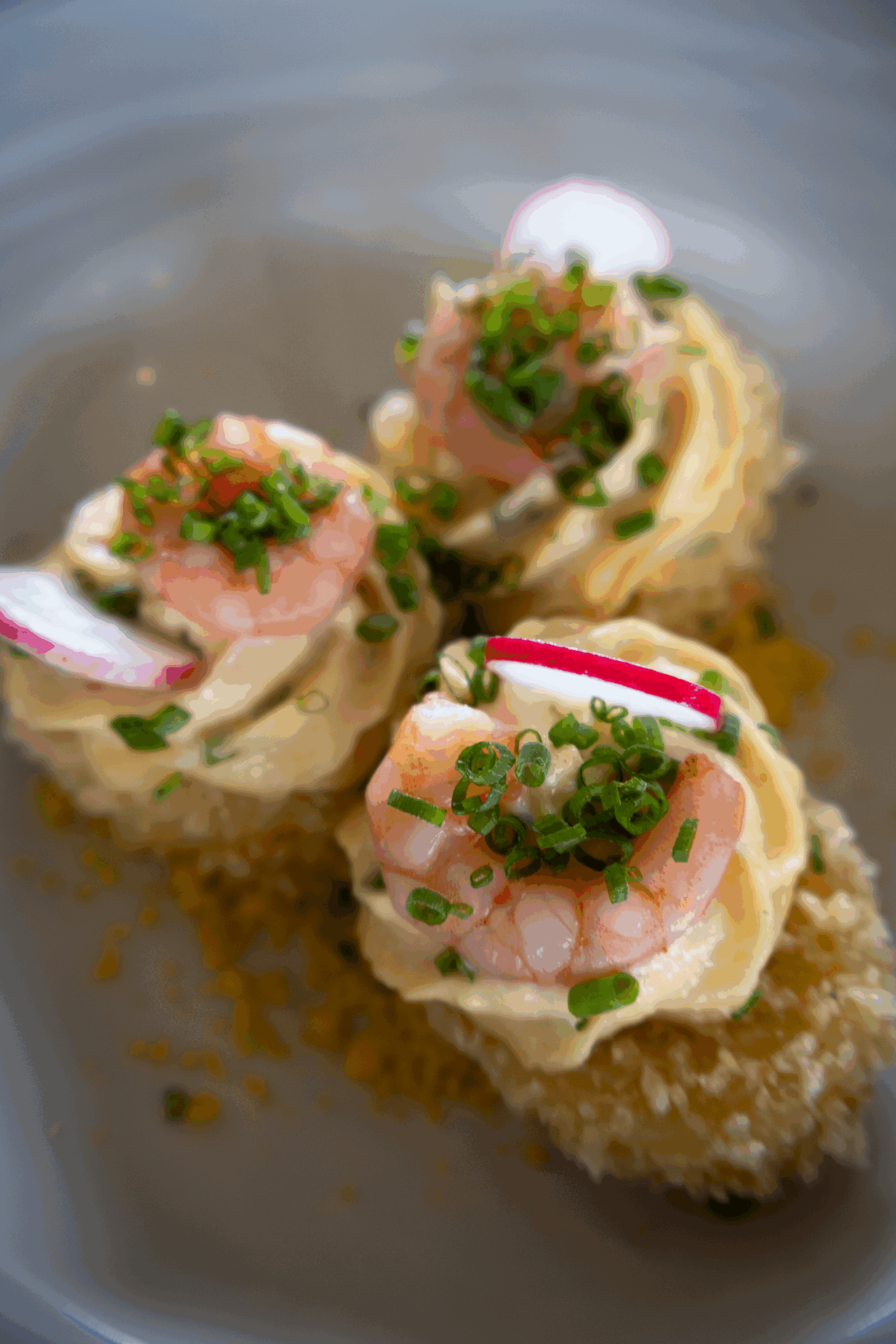 Aperçu d'une entrée oeufs mimosa